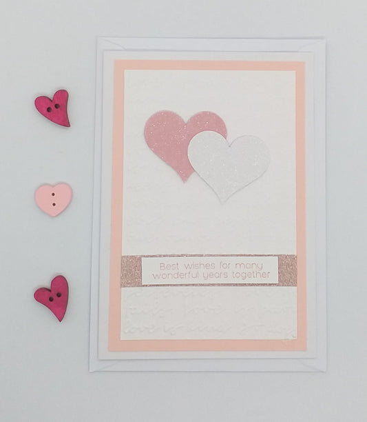 Pink Wedding Card