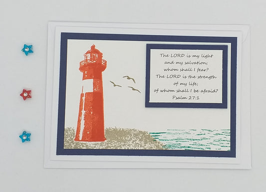Bible Verse Card - Psalm 27:1