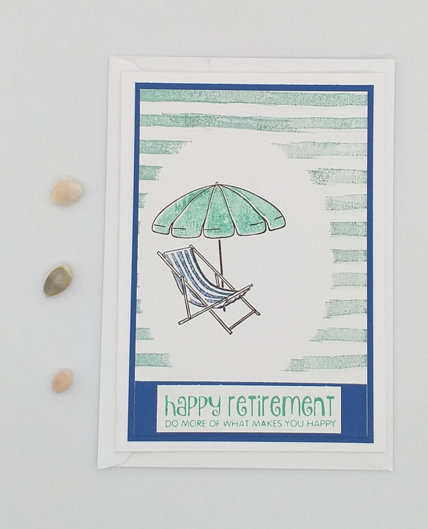 Happy Retirement Beach Scene Card