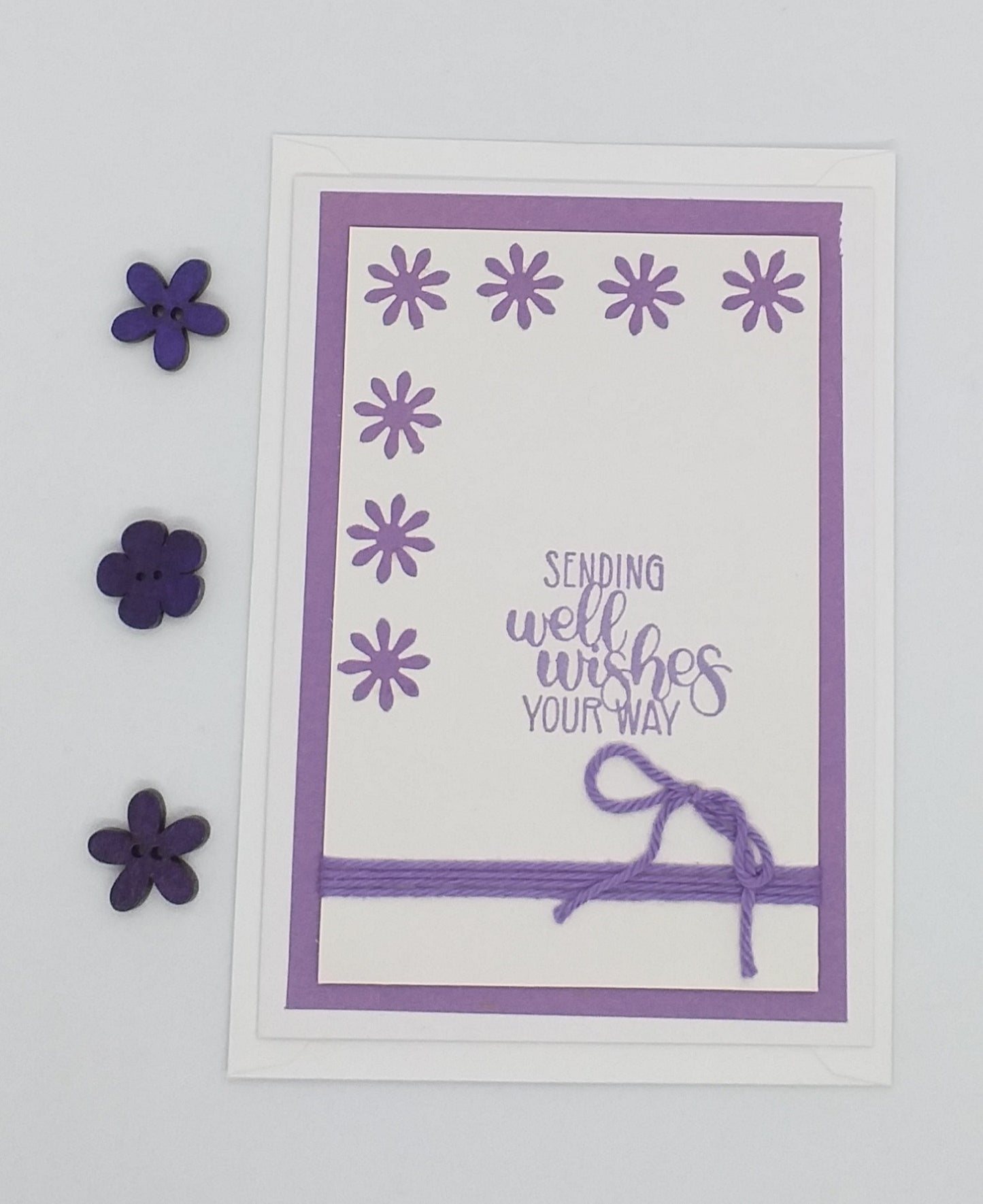 Sending Well Wishes - Choice of 4 Colours