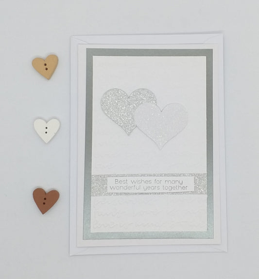 Silver Wedding Card
