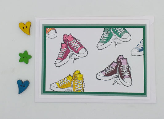 Sneakers Card - Green