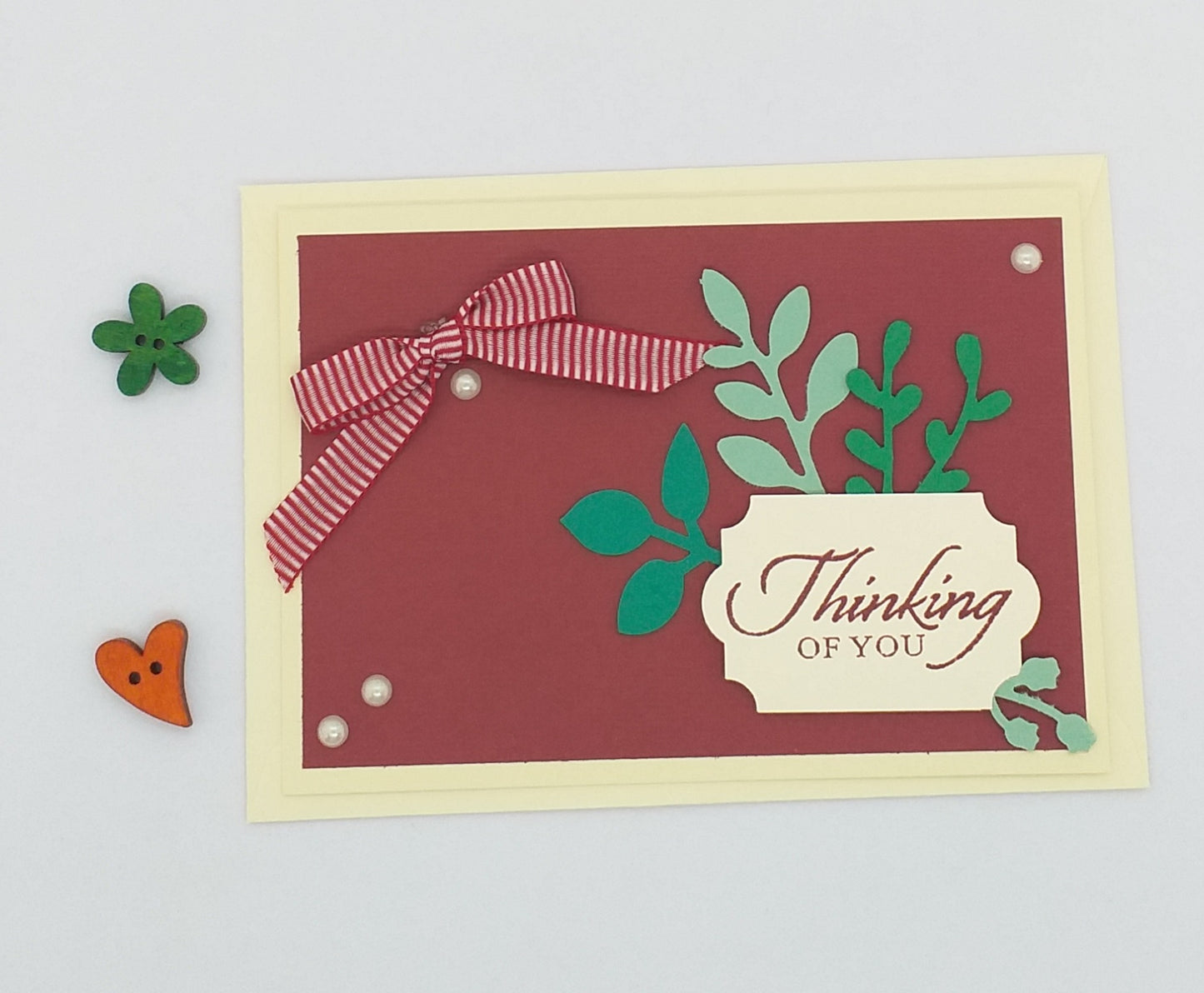 Thinking of You Maroon Card