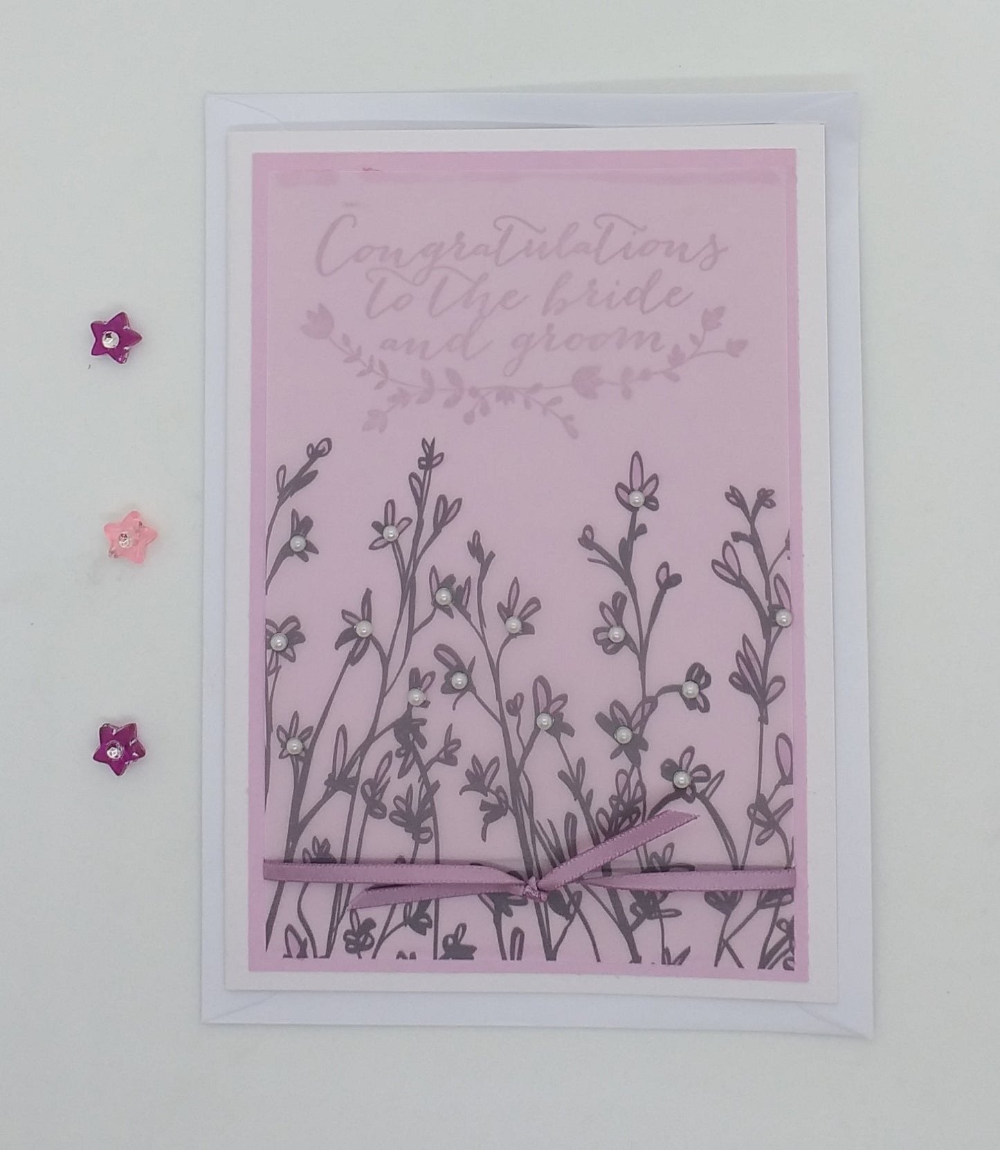Congratulation to Bride & Groom - Choice of 2 colours